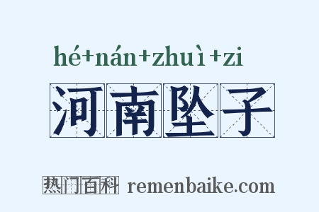 河南坠子是什么意思的图片